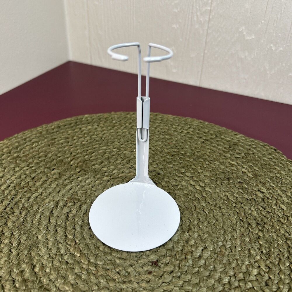 Kaiser Doll Stand in White 6.5-11" Stand Coated Wire #2001